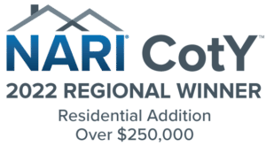 NARI CotY 2022 Regional Winner Residential Addition over $250K